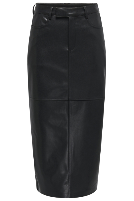 Only onlverona faux leather long skirt c
